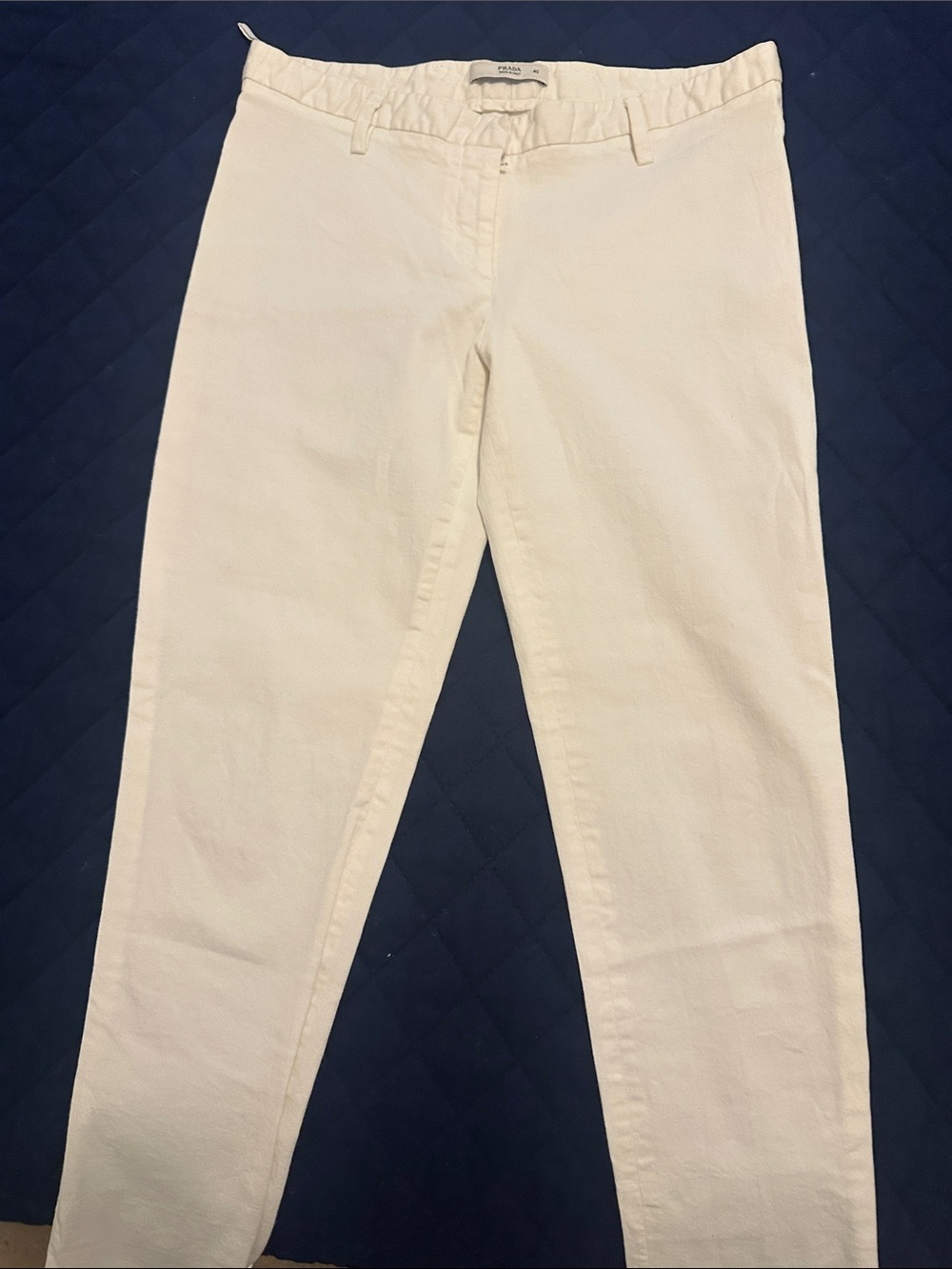 Prada Women’s White Skinny Jeans - Clean Slim Silhouette